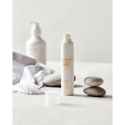 Ansigtssolcreme, Mildly scented, Hvid