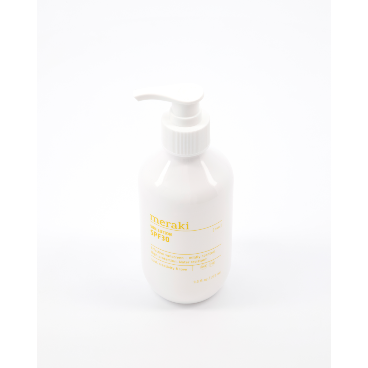 Sun lotion, Mildly scented, Hvid
