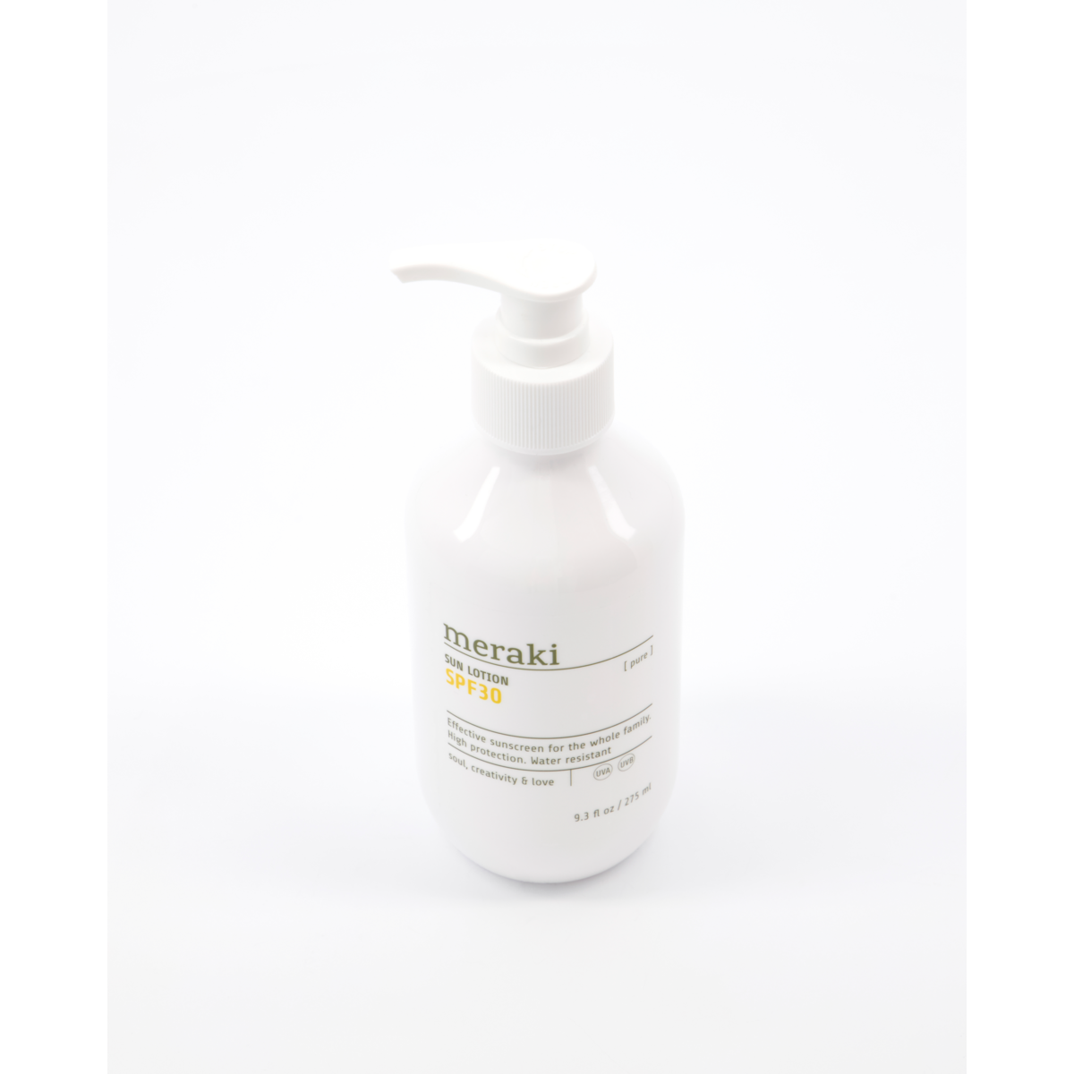 Sun lotion, Pure, Hvid