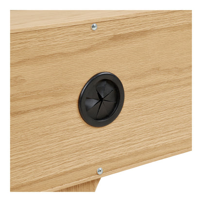 Darwin TV-bænk - TV-bænk, egetræ 180x45x45 cm