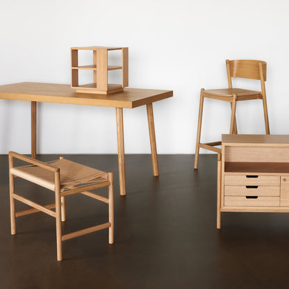 Oblique Barstol Natur - 50x55xh103cm