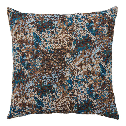 Blossom Pude - Pude, blå/brun mix 45x45 cm