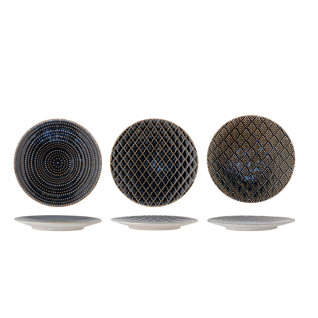 Creative Collection Elanor Tallerken, Blå, Stentøj