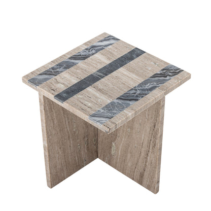 Bloomingville Clea Sidebord, Brun, Marmor