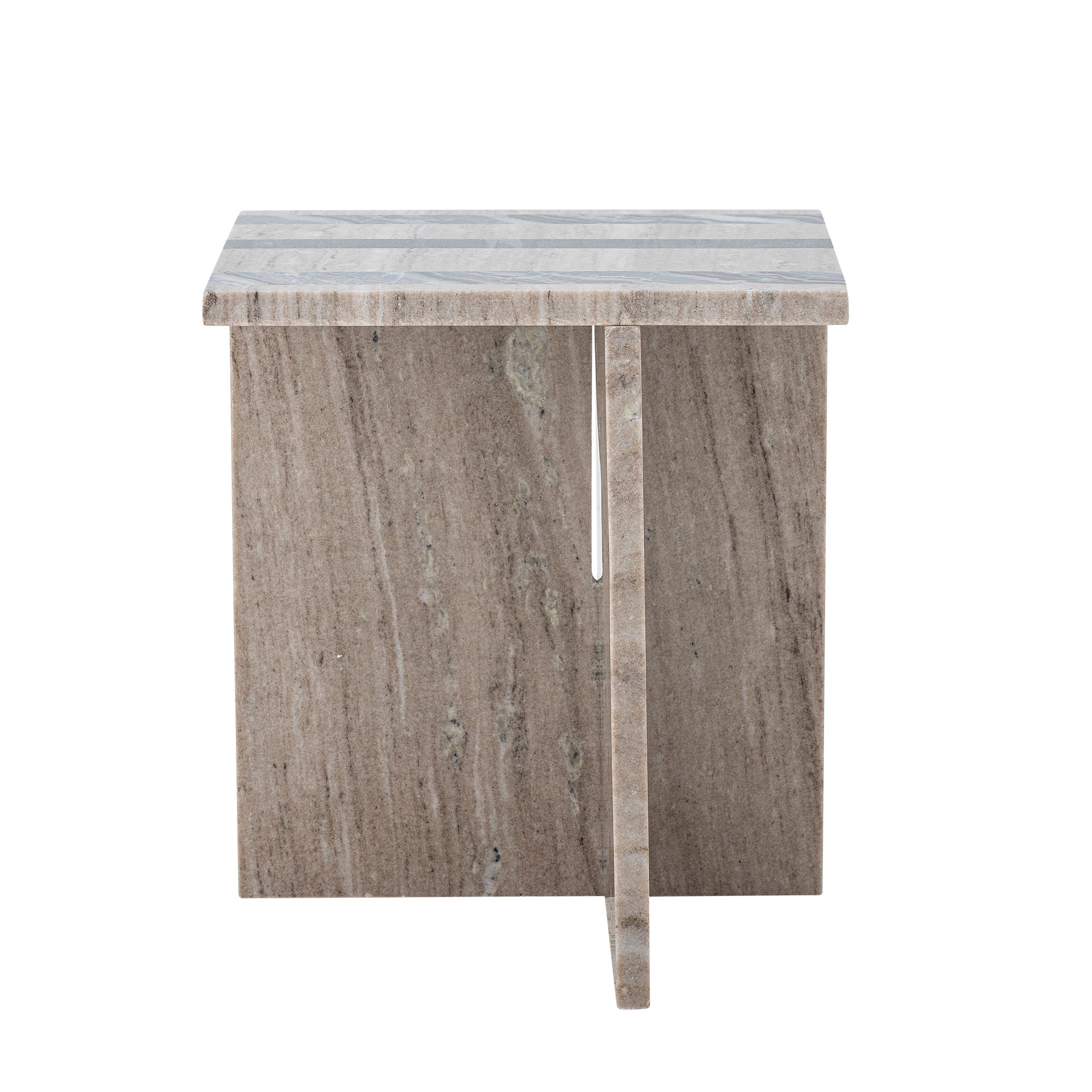 Bloomingville Clea Sidebord, Brun, Marmor
