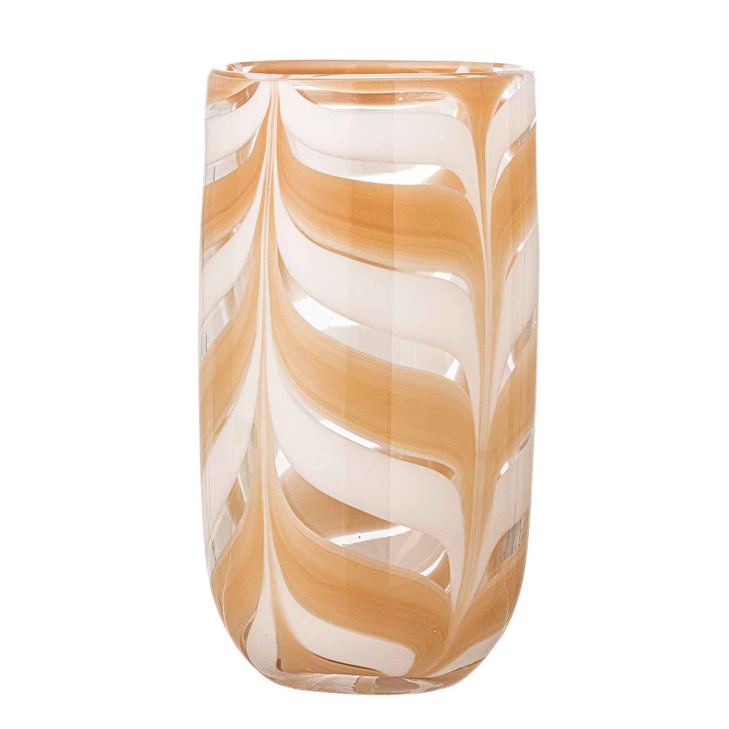 Bloomingville Taven Vase, Orange, Glas