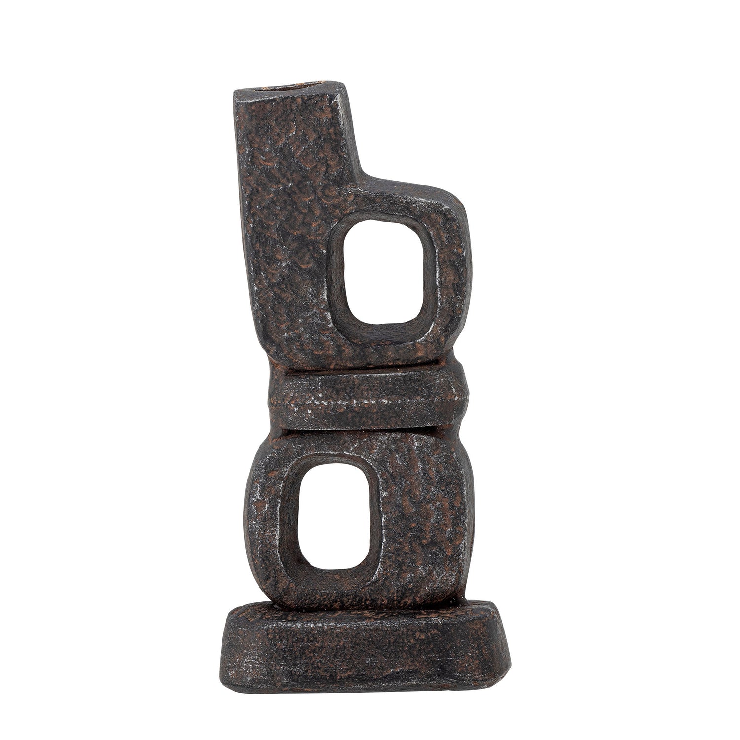 Bloomingville Sanah Lysestage, Sort, Støbejern