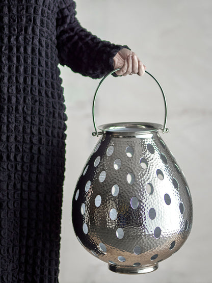 Bloomingville Maika Lanterne, Sølv, Aluminium