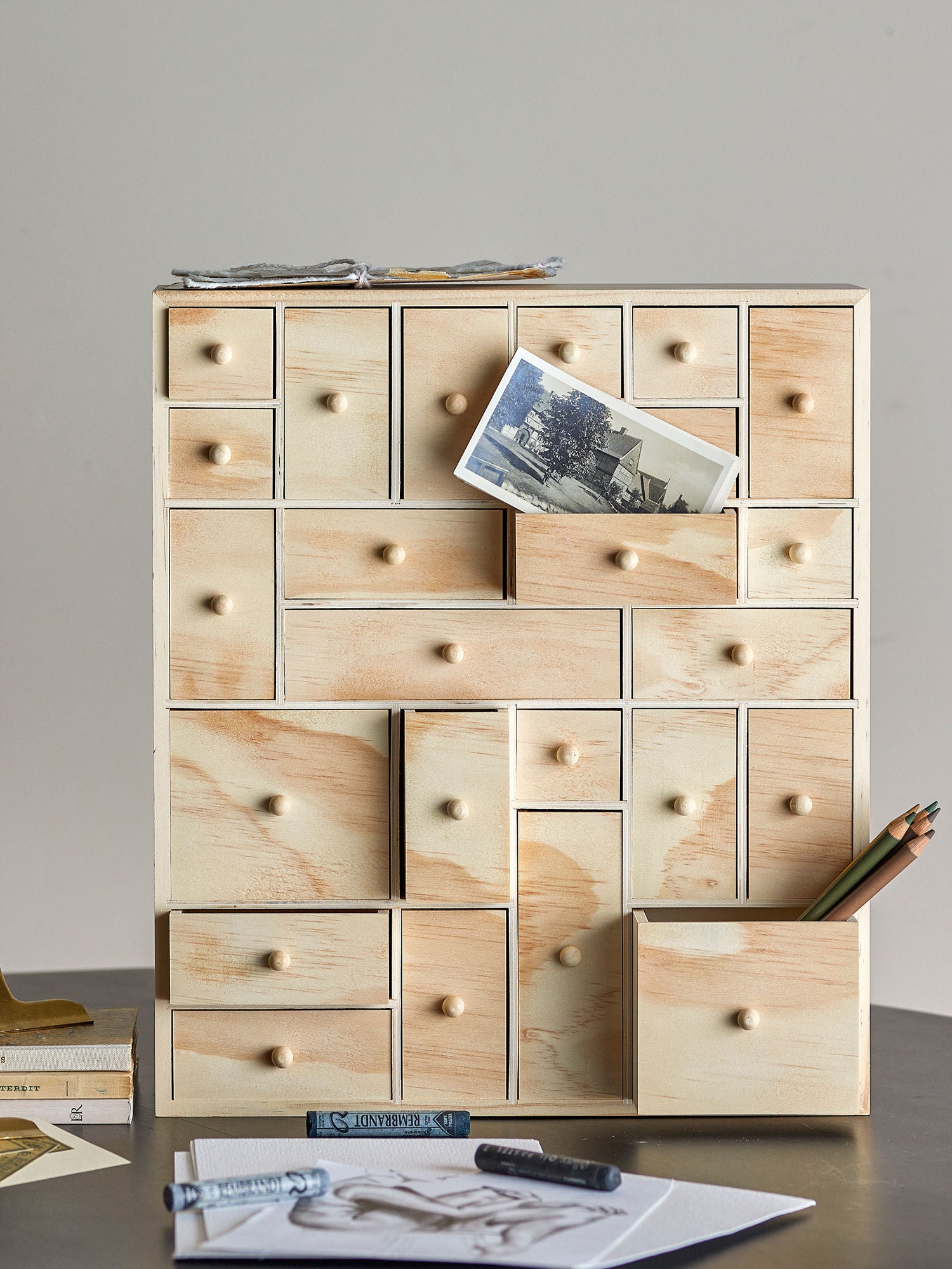 Bloomingville Valery Opbevaringskasse, Natur, FSC® 100% , Pine