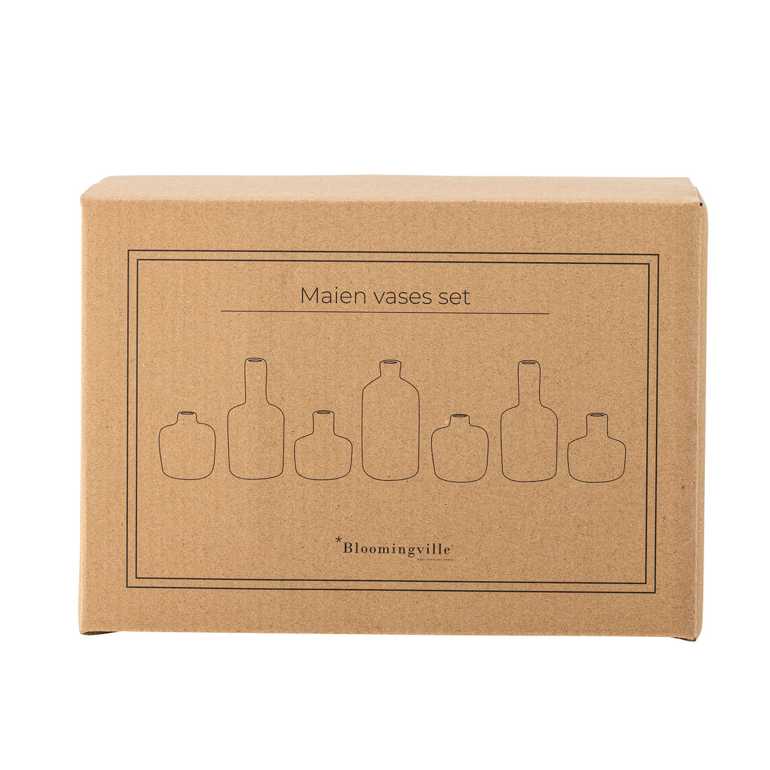 Bloomingville Maien Vase, Brun, Stentøj