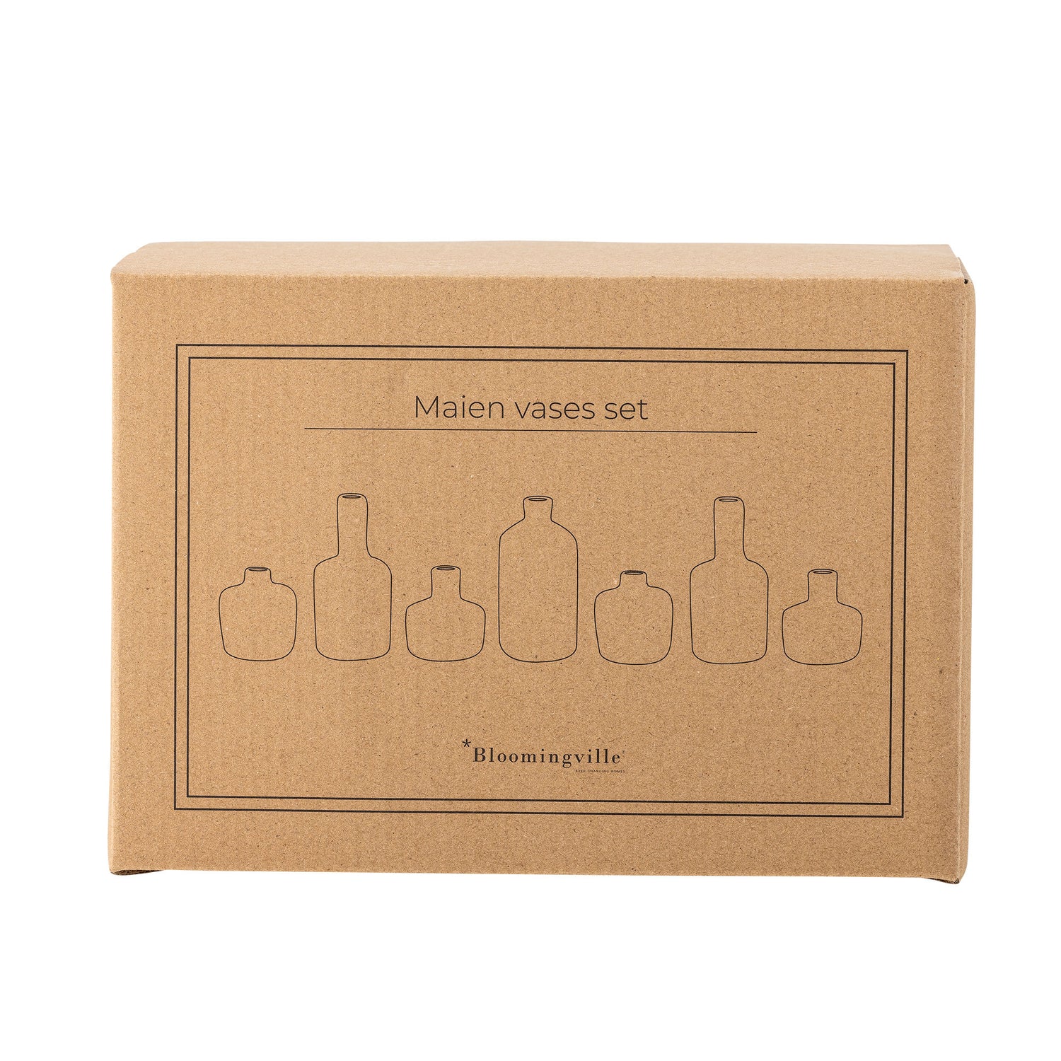 Bloomingville Maien Vase, Brun, Stentøj