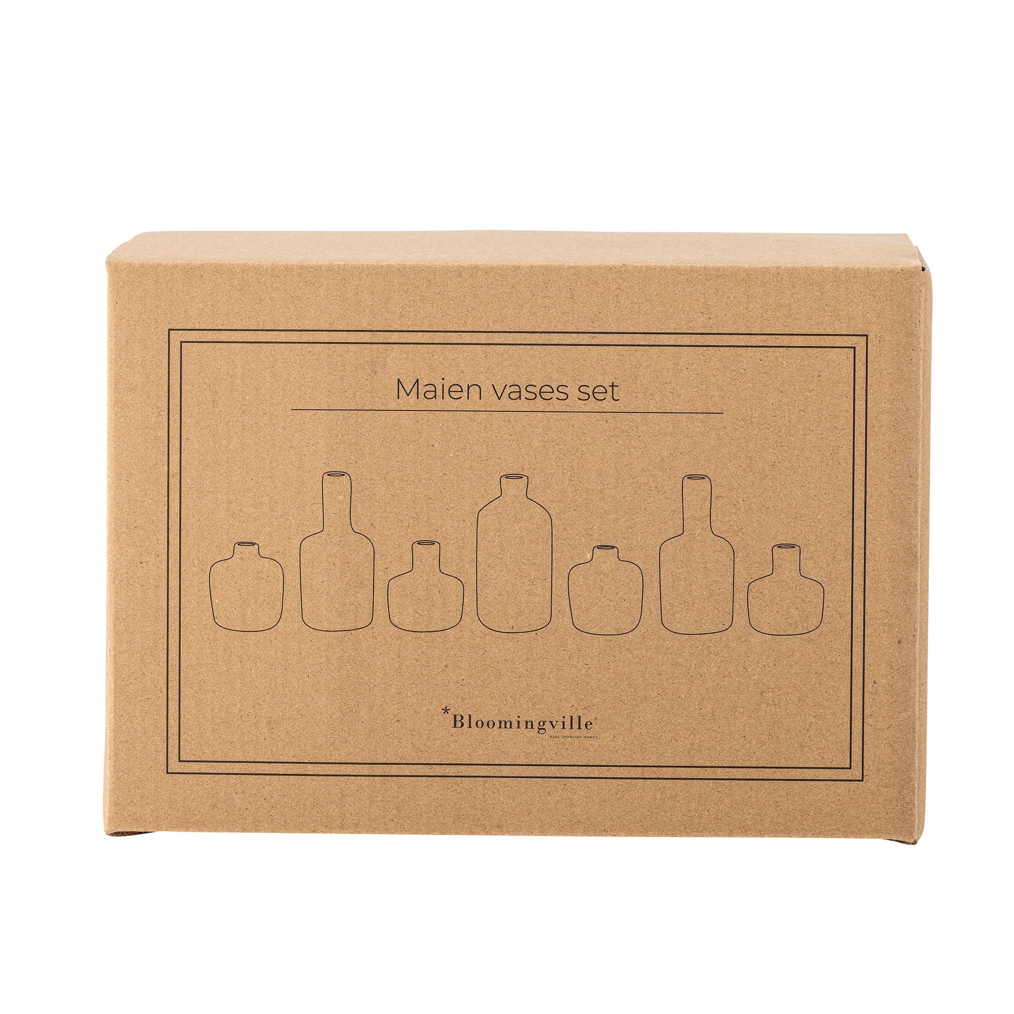Bloomingville Maien Vase, Brun, Stentøj