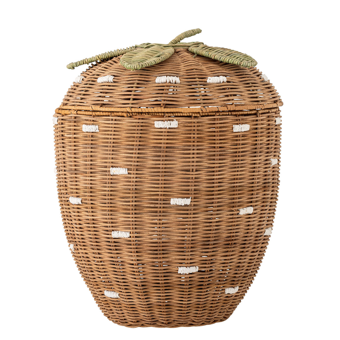 Bloomingville MINI Pelino Kurv m/låg, Brun, Rattan