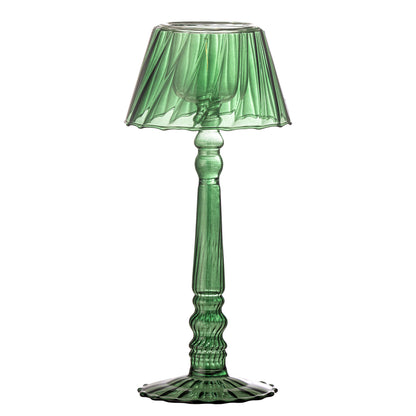 Bloomingville Cisco Fyrfadsstage, Grøn, Glas