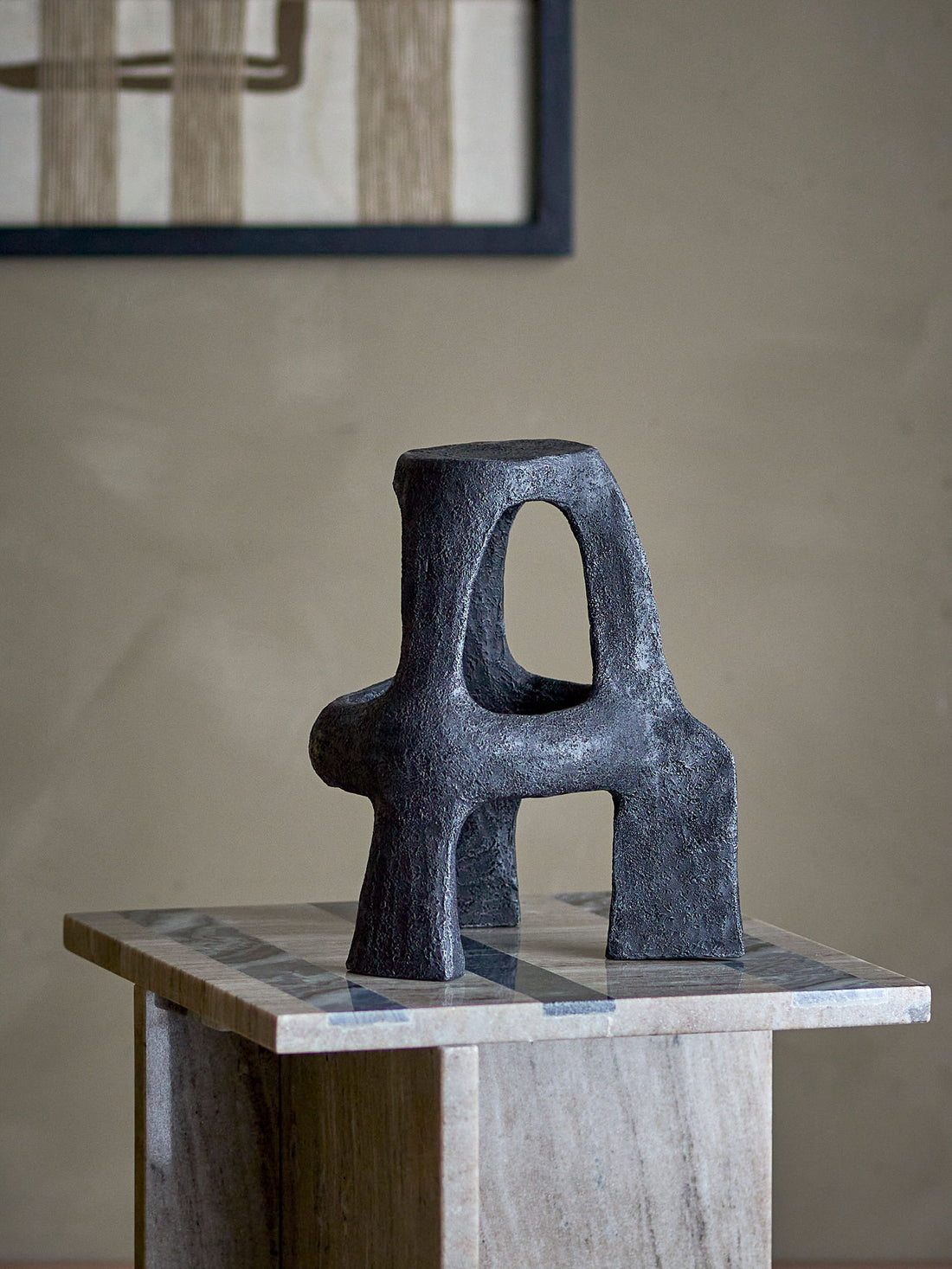 Bloomingville Ombra Deko, Sort, Polyresin