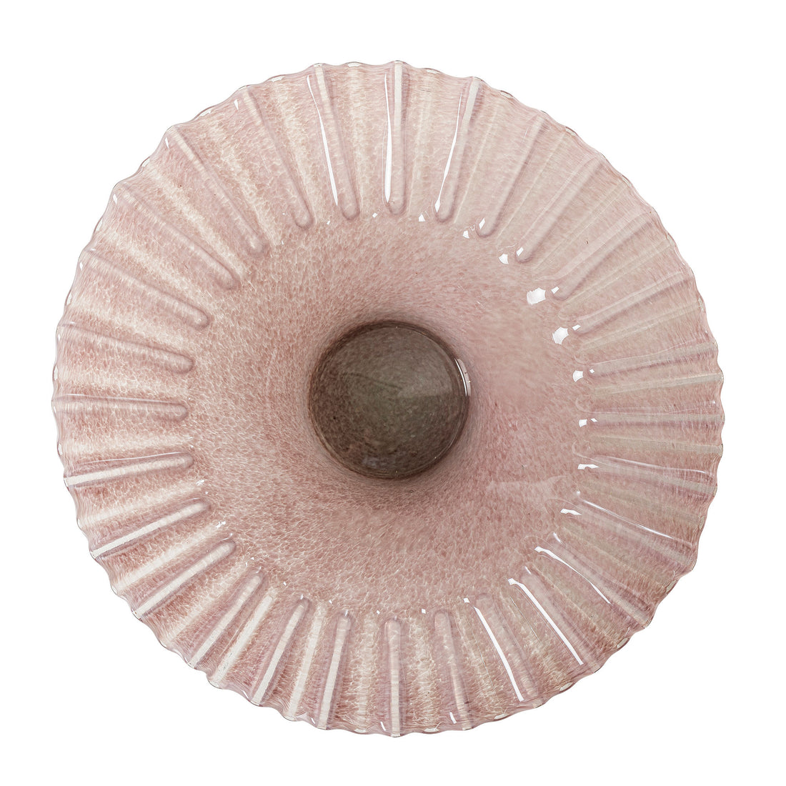 Bloomingville Garnet Skål, Rosa, Glas