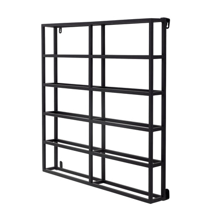 Bloomingville Magne Vinreol, Sort, Metal