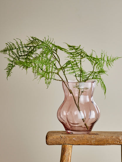 Creative Collection Tava Vase, Rosa, Glas