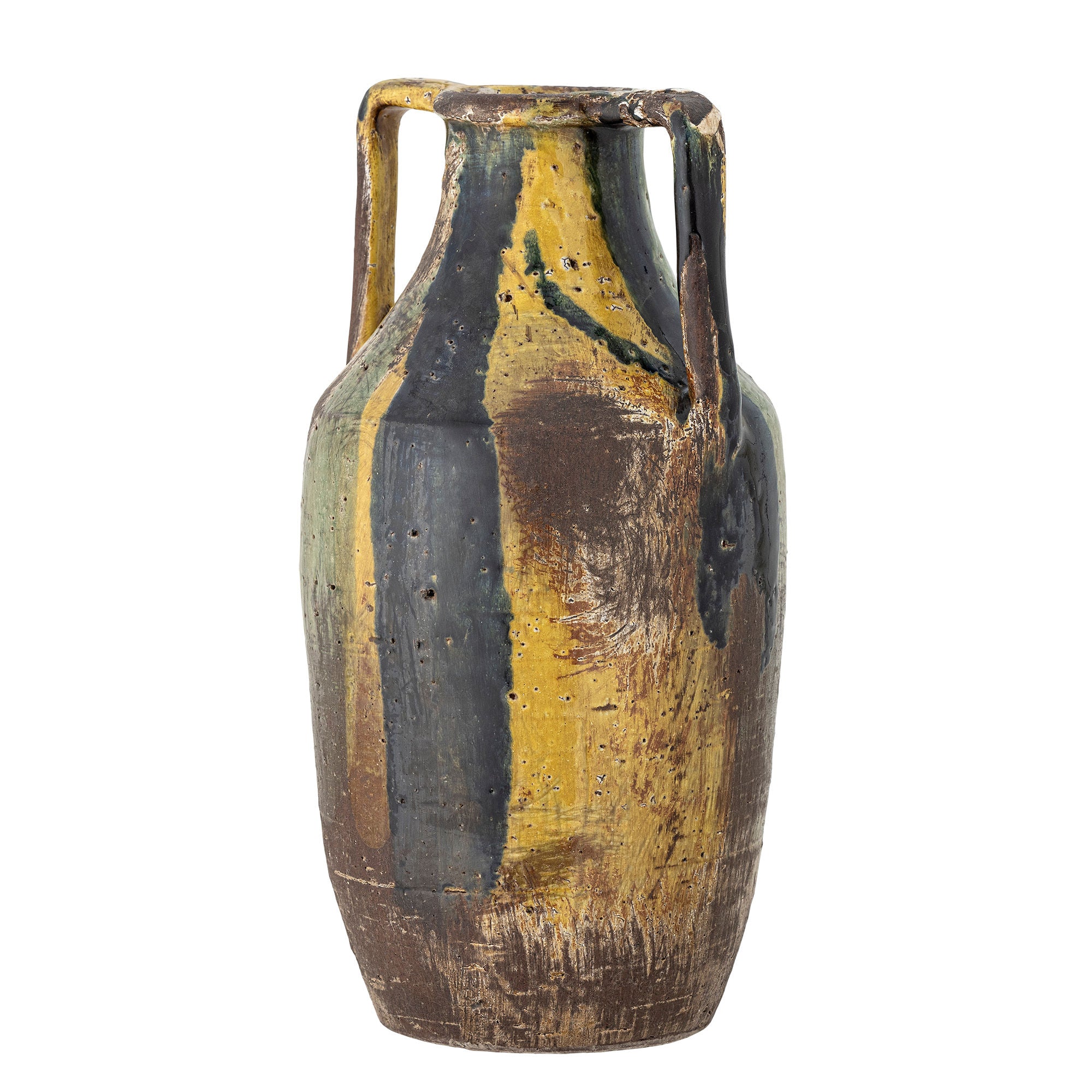 Creative Collection Wilder Deko Vase, Gul, Terrakotta