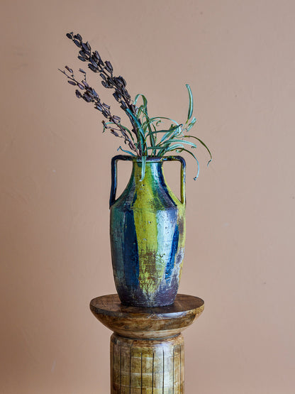 Creative Collection Wilder Deko Vase, Gul, Terrakotta