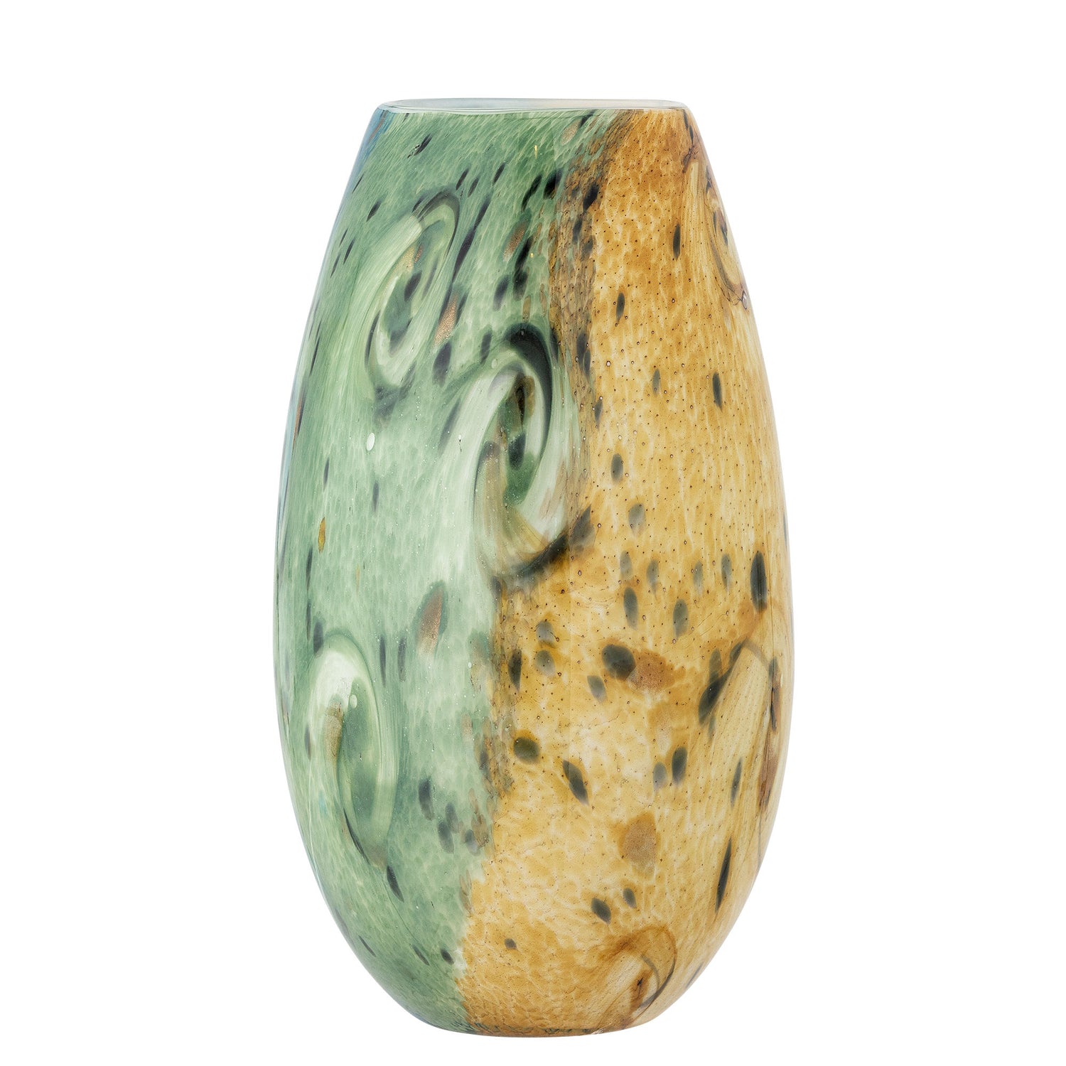 Creative Collection Kalian Vase, Blå, Glas