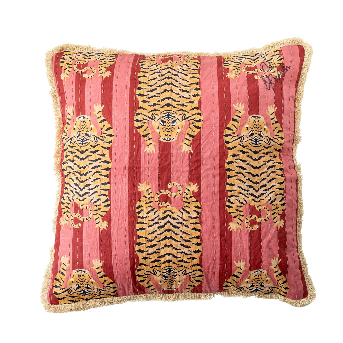 Bloomingville Poirino Pude, Pink, Bomuld