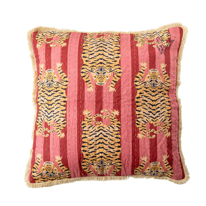 Bloomingville Poirino Pude, Pink, Bomuld