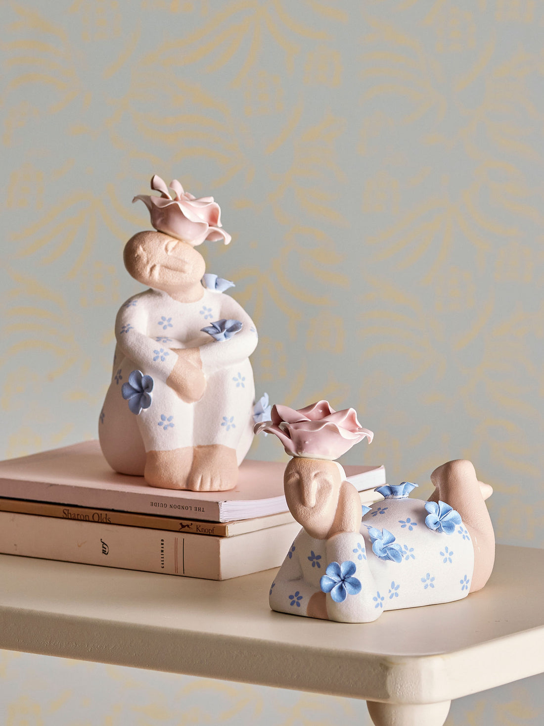 Bloomingville Floriella Deko, Blå, Stentøj