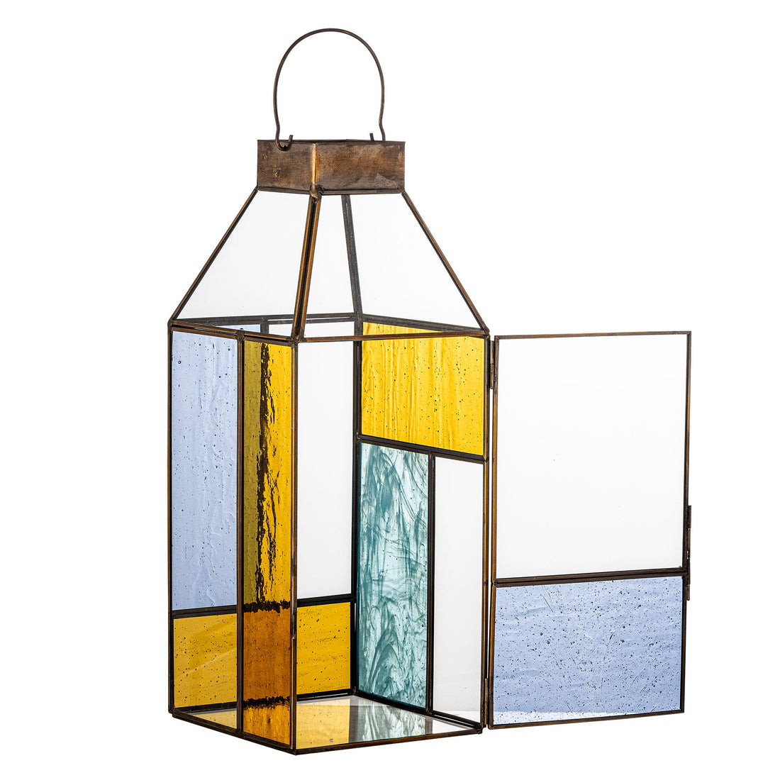 Bloomingville Drew Lanterne, Kobber, Glas