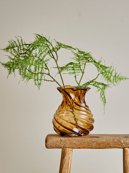 Creative Collection Rylo Vase, Brun, Glas