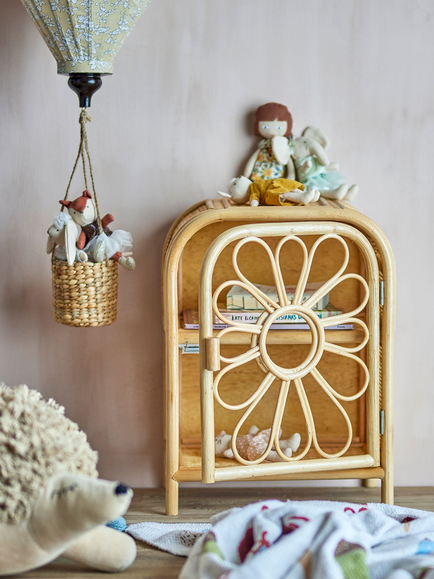 Bloomingville MINI Anuke Skab, Natur, Rattan