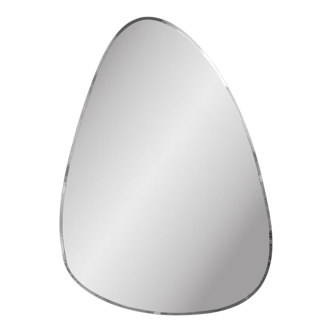 Devonport Vægspejl - Vægspejl, organisk form, facetslebet 70x100 cm