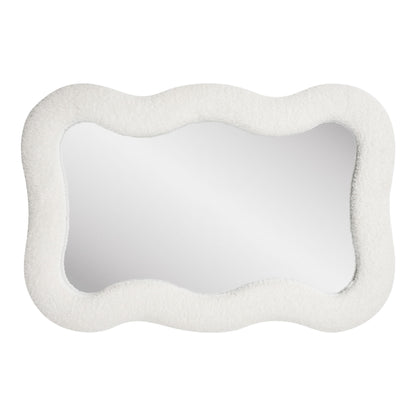 Bosaro Spejl - Spejl, teddy, hvid 80x54 cm