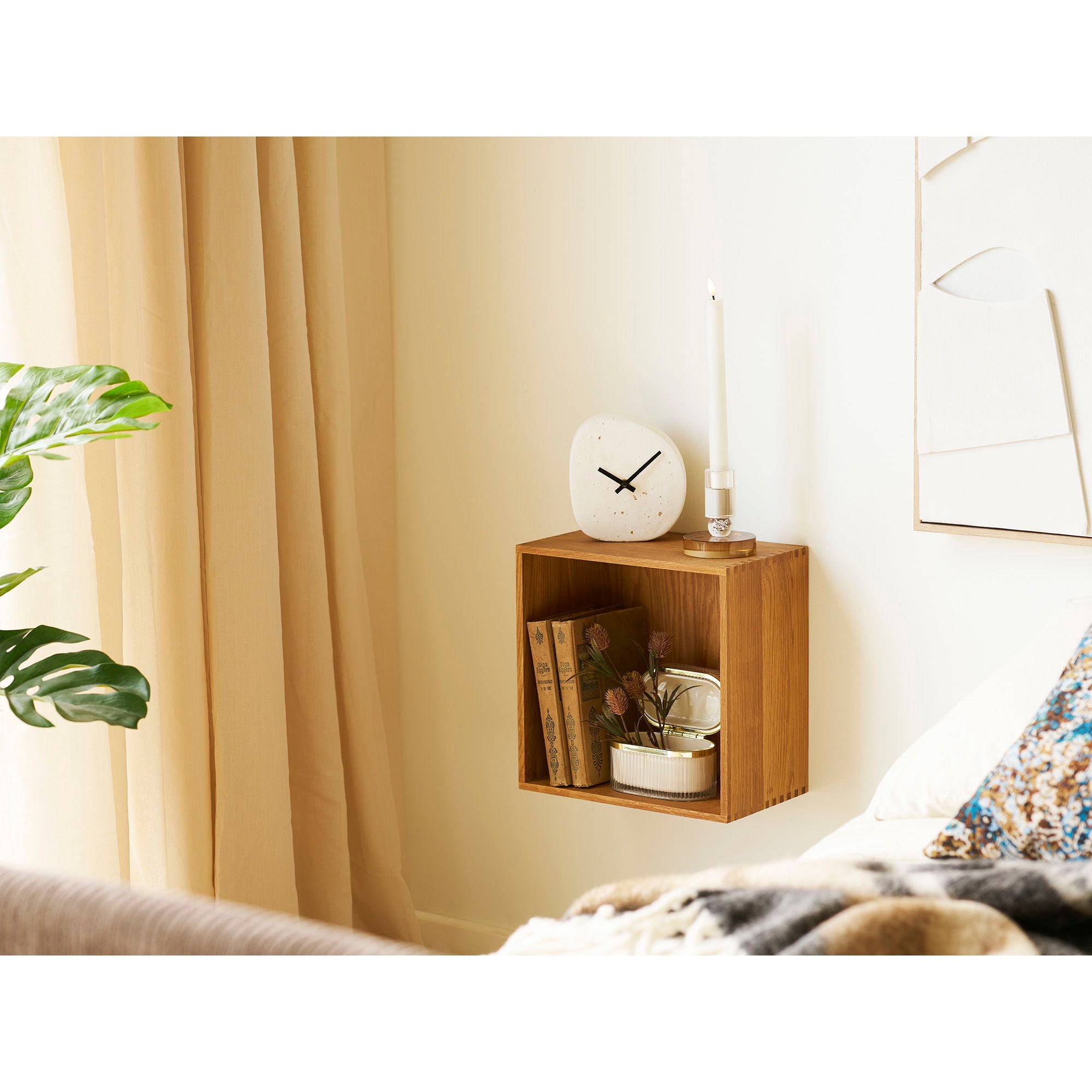 Townsville Væghylde - Væghylde, egetræ  18x30x30 cm