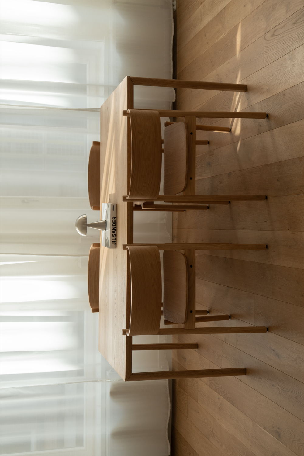 Oblique Spisestol Natur - 55x51xh80cm