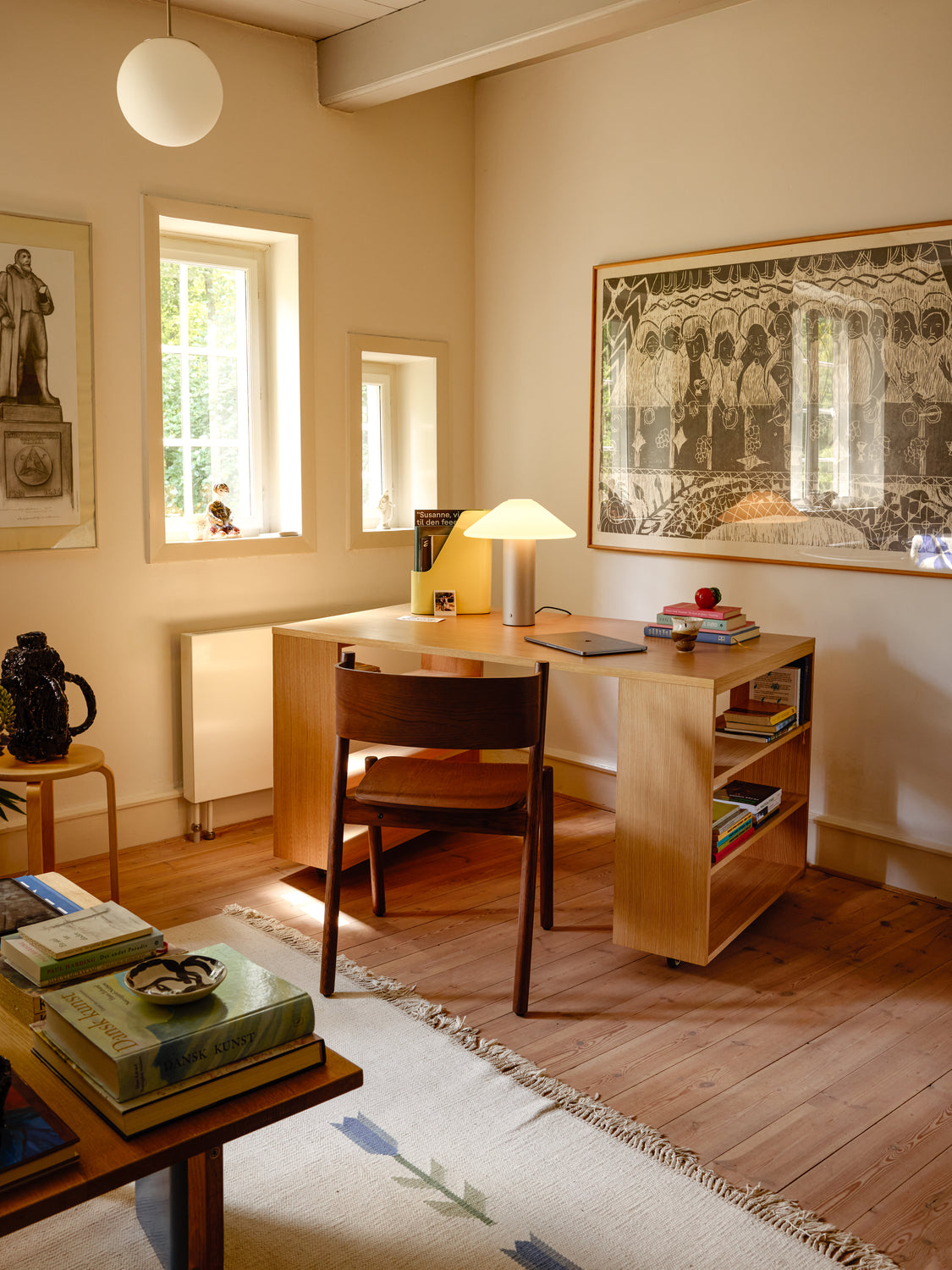 Oblique Spisestol Brun - 55x51xh80cm