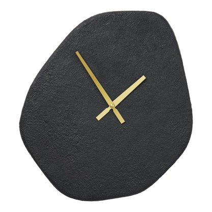 Vienna Vægur - Vægur, organisk form, cement, sort, lydløs 38x45 cm