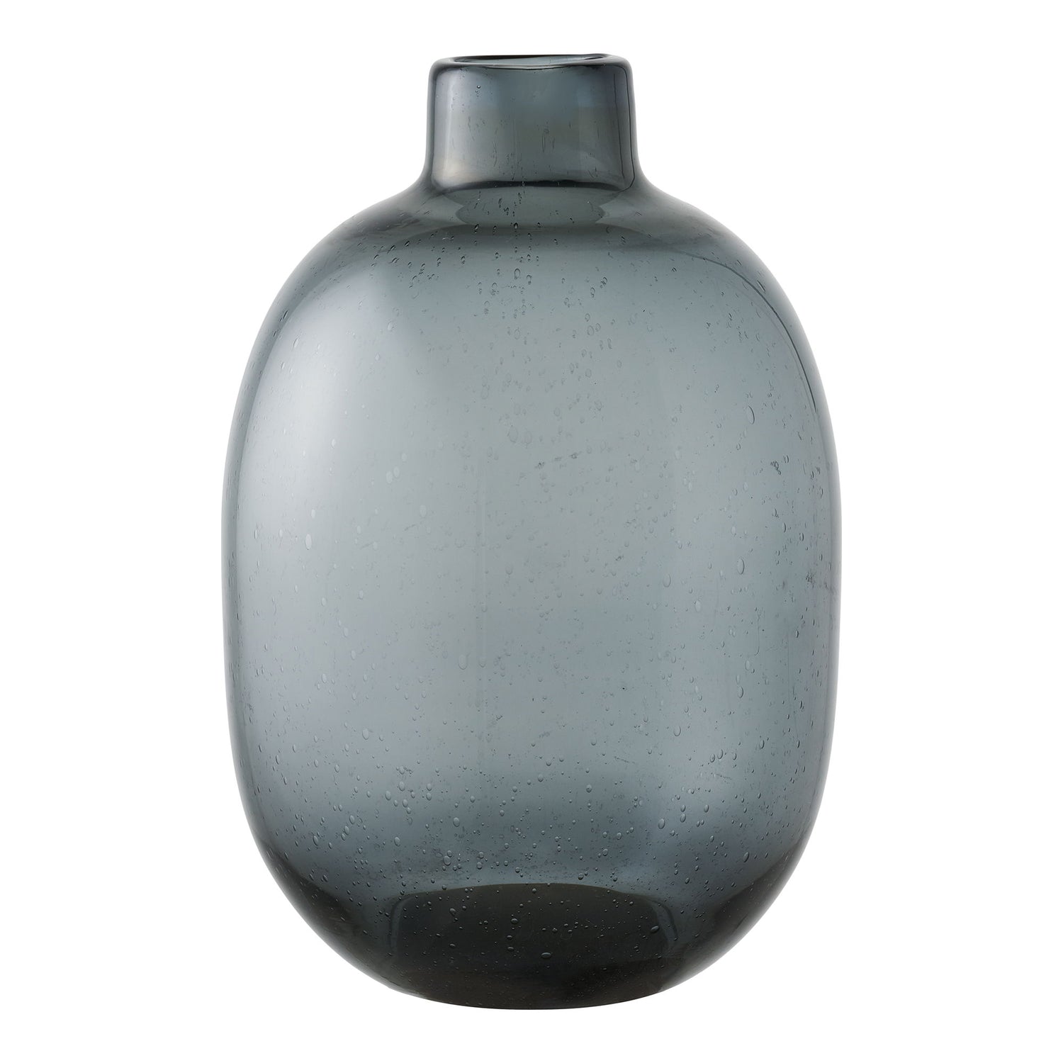 Vase - Vase, glas, smoked sort ø23x35 cm