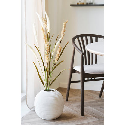 Vase - Vase, keramik, hvid ø30x28,5 cm