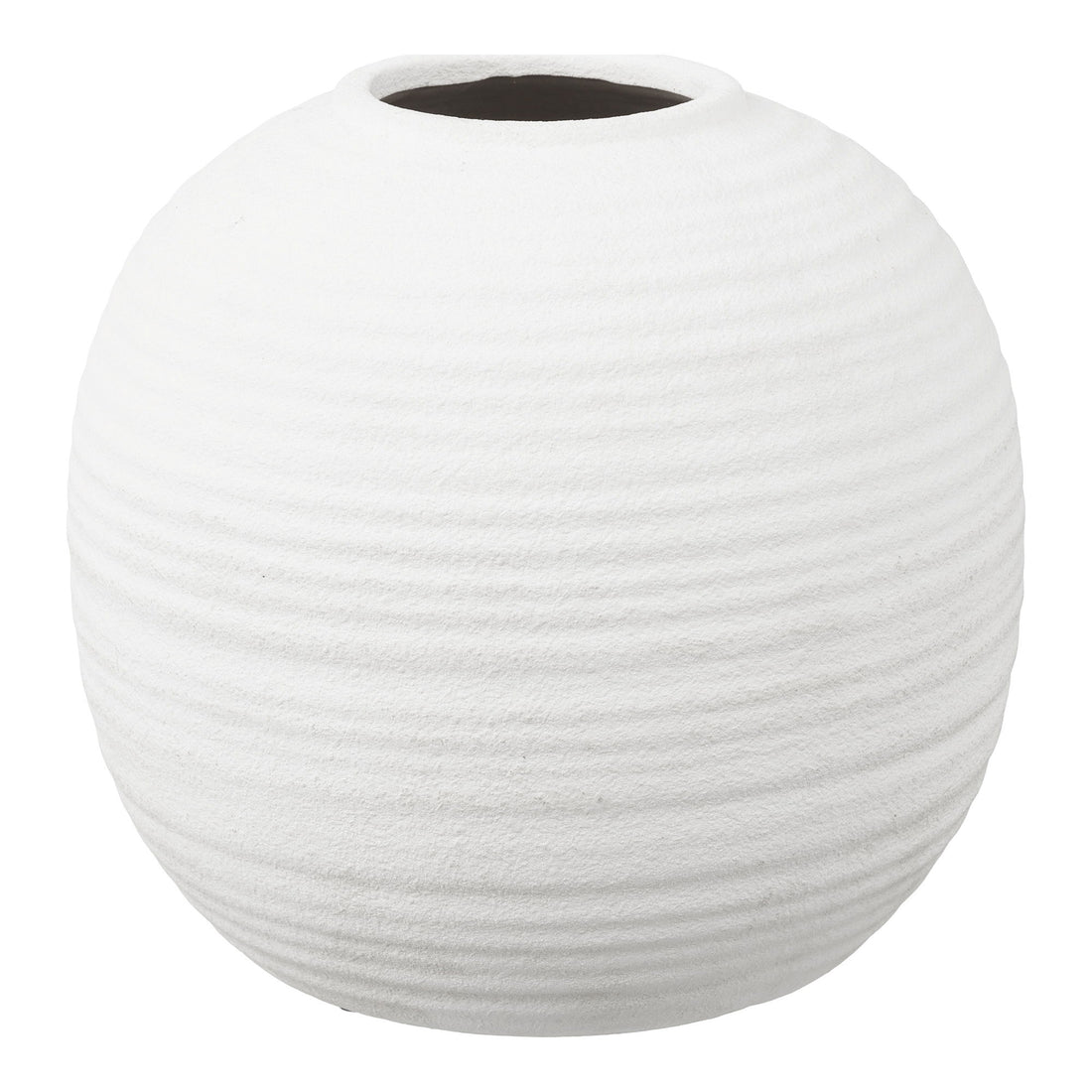 Vase - Vase, keramik, hvid ø30x28,5 cm