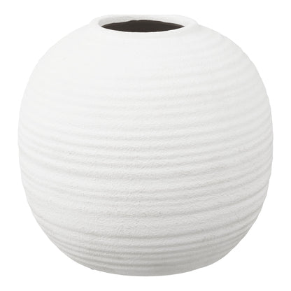 Vase - Vase, keramik, hvid ø30x28,5 cm