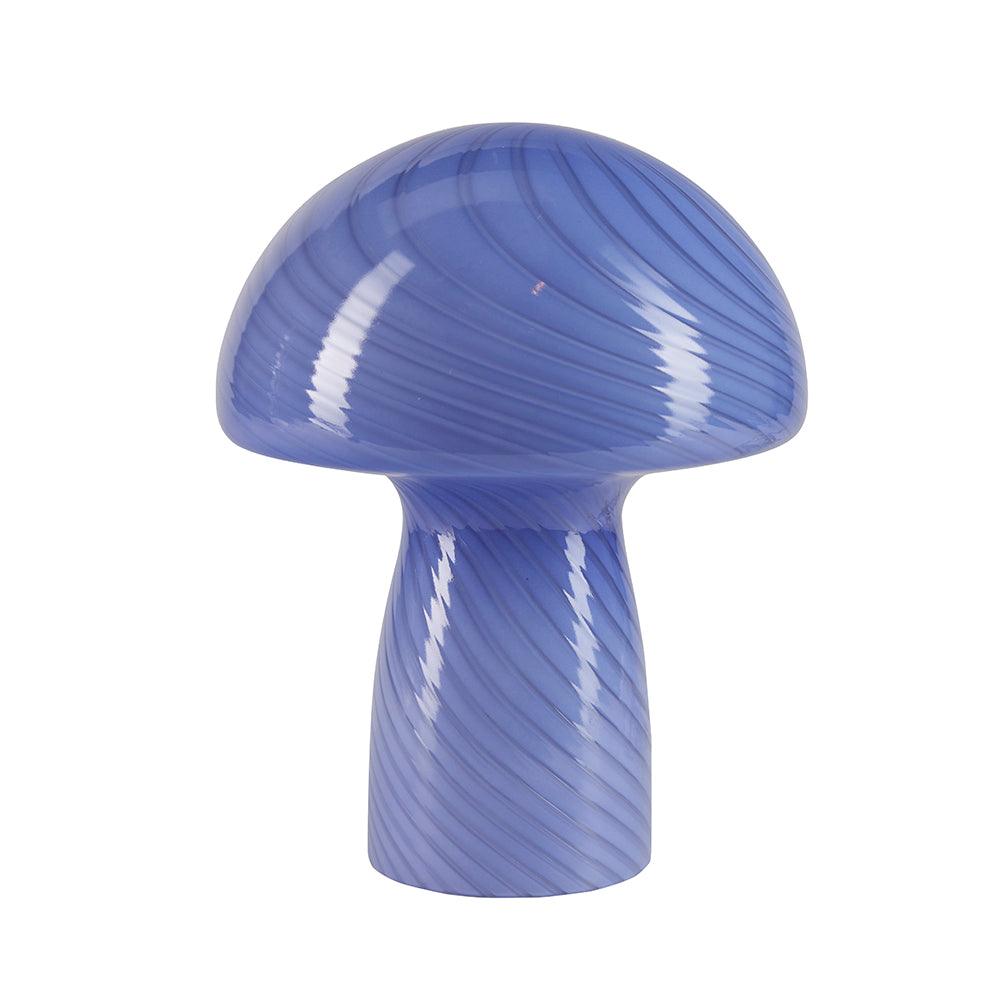 Bahne - Svampelampe - Mushroom bordlampe, blå - H23 cm.