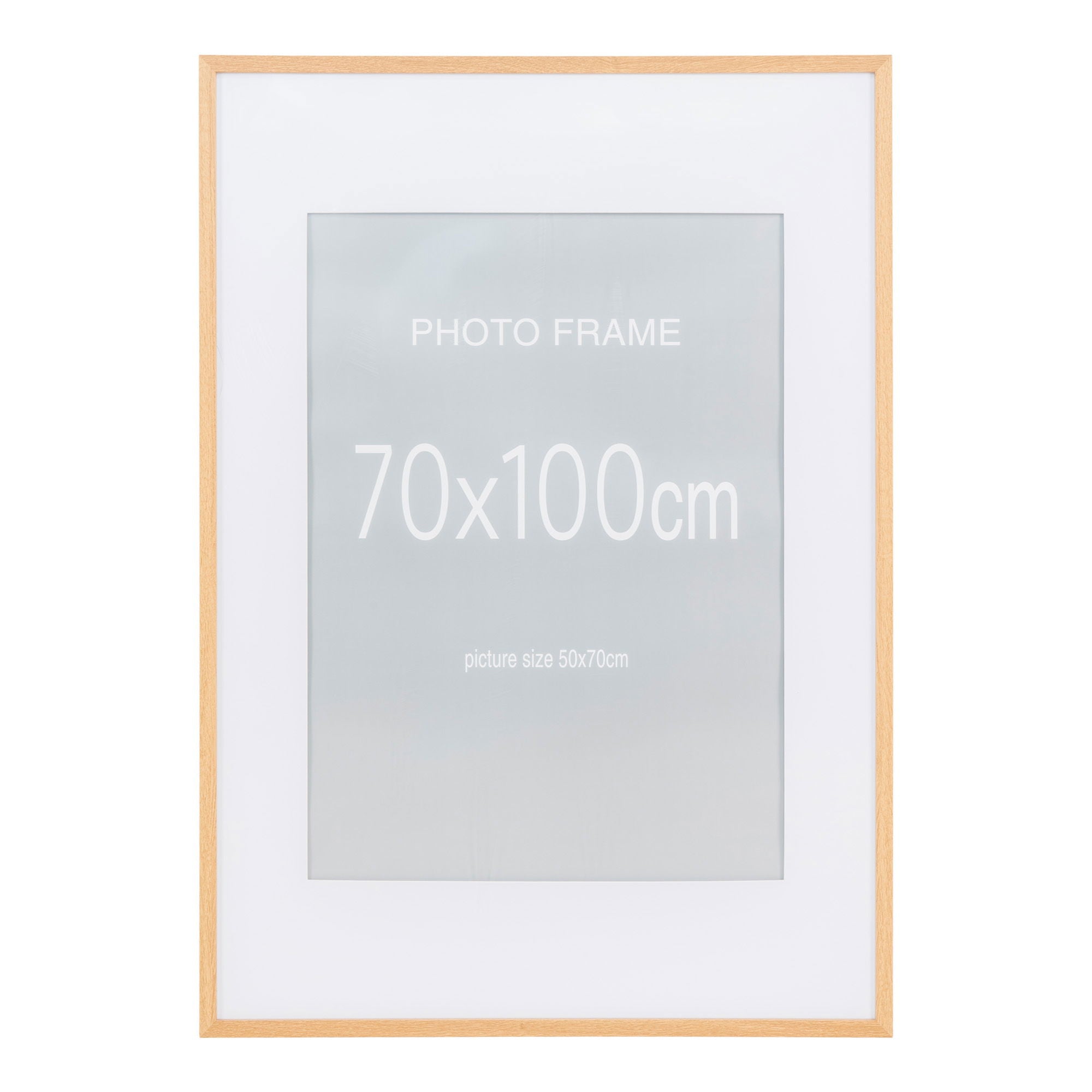 Marbella Ramme Display - Ramme Display, 7 stk. sort og 8 stk. natur 70X100 cm