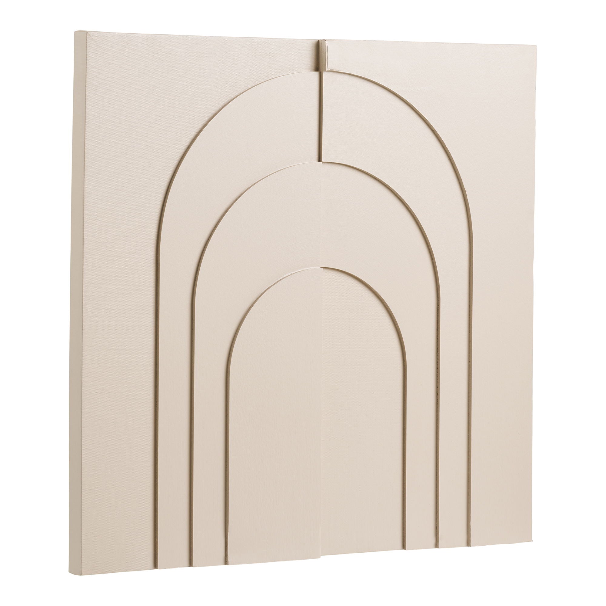 Ina Vægdekoration - Vægdekoration, beige 60x60 cm