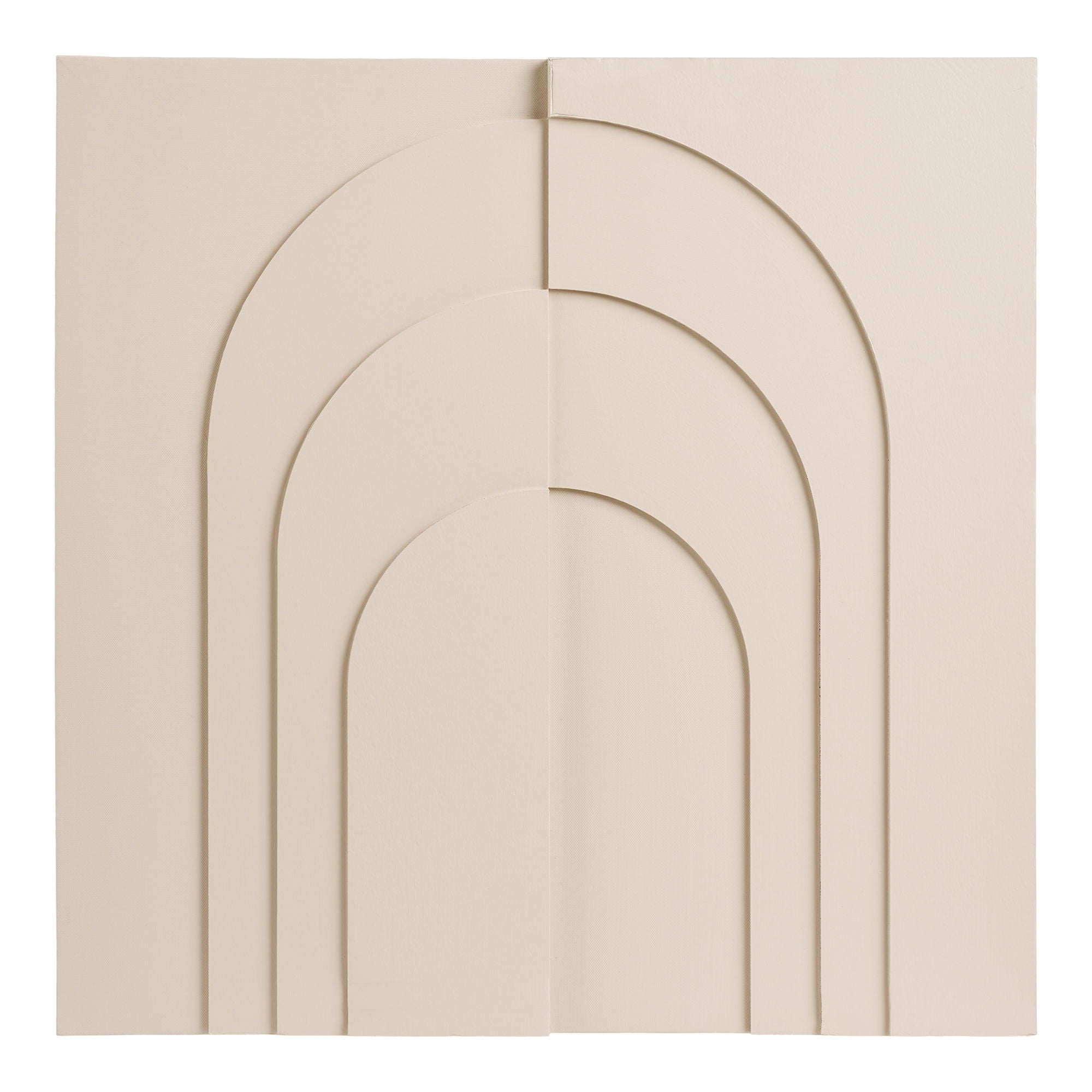 Ina Vægdekoration - Vægdekoration, beige 60x60 cm