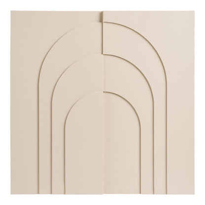 Ina Vægdekoration - Vægdekoration, beige 60x60 cm