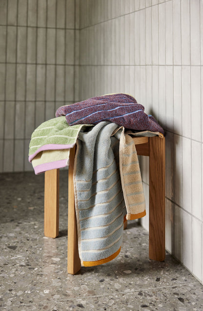 Hübsch Promenade Håndklæde Small Blå/Sand