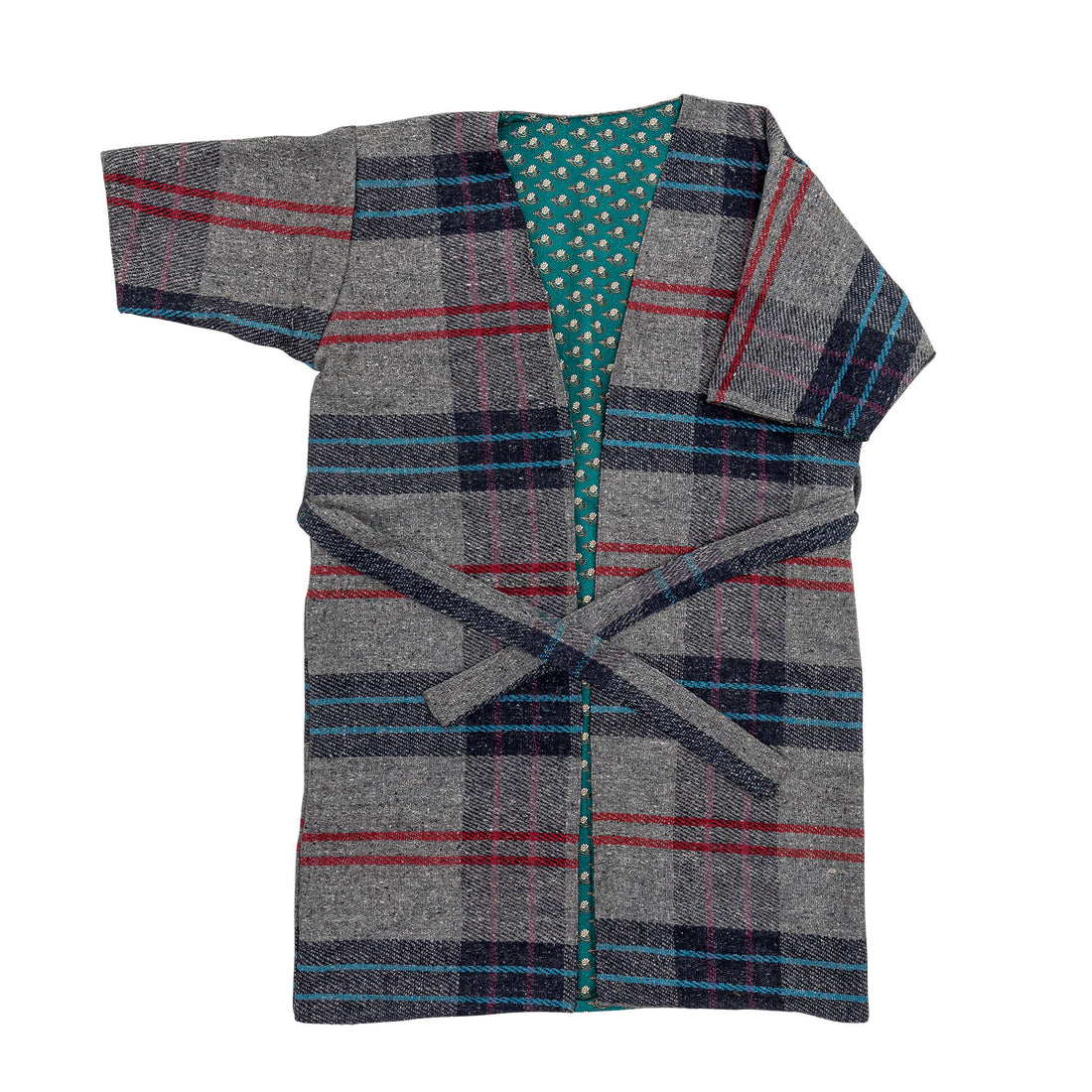 Creative Collection Rieti Kimono, Grå, Upcycled