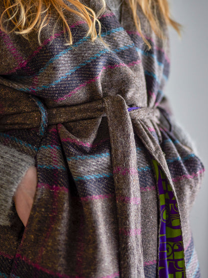 Creative Collection Rieti Kimono, Grå, Upcycled