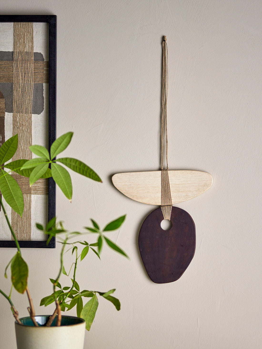 Bloomingville Yoki Vægdekoration, Brun, Eg